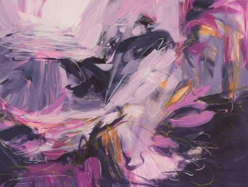 Midnight Wanderings I | Oil And Acrylic Painting in Paintings by Cameron Schmitz