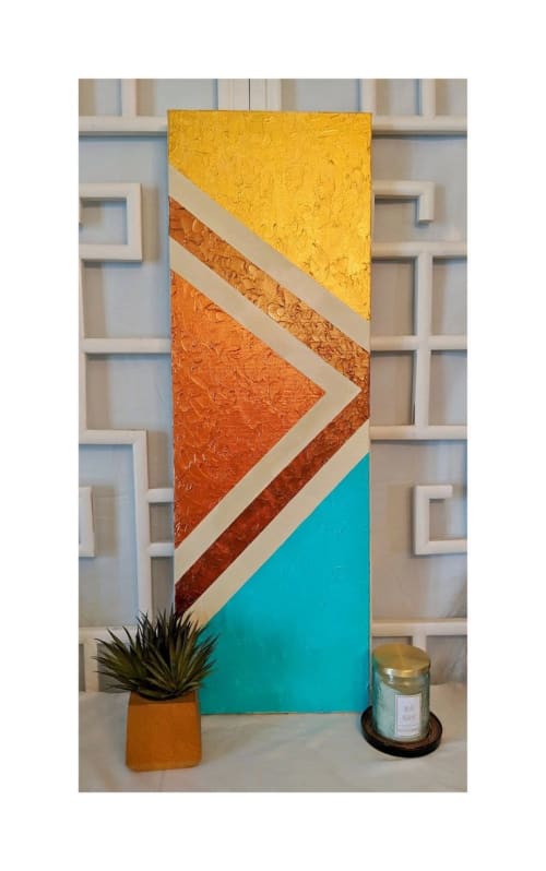 Santa Monica | Oil And Acrylic Painting in Paintings by Soulscape Fine Art + Design by Lauren Dickinson