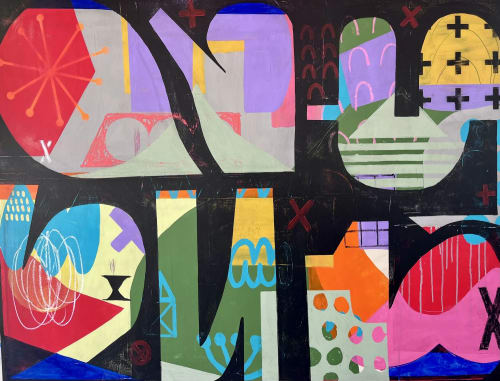 The Smell of Freshly Cut Grass | Mixed Media by Paula Saslow, Copper Rose Art