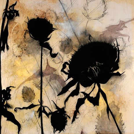 Madera Canyon Cycle – Thistles 2 and 3 | Paintings by Suzi Davidoff | The Eliza Jane New Orleans in New Orleans