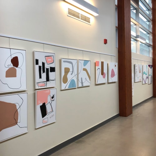 Gallery at Delbrook | Art Curation by Tana Lynn | Delbrook Community Recreation Centre in North Vancouver