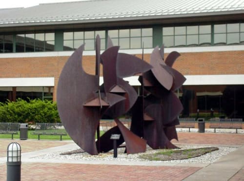 Midwestern Landscape | Public Sculptures by David Hayes | Schneider Hall in Kalamazoo