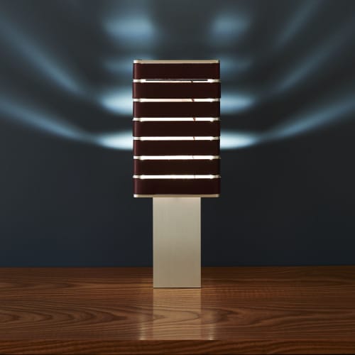 Exigen by Mnima. Table Light Sculpted from Solid Aluminum. | Lamps by mnima