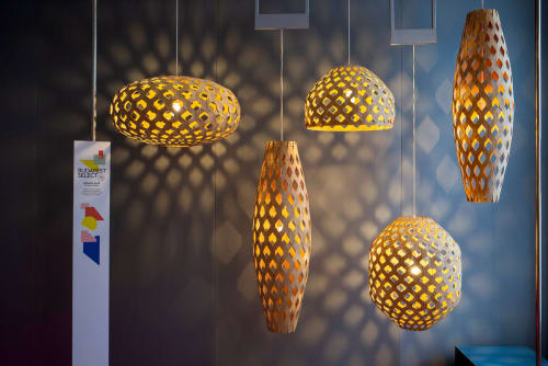 Bamboo Light Hexagonal | Pendants by ADAMLAMP