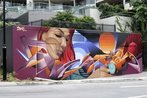 Sunset Dream | Murals by ZuriK | Felons Brewing Co in Brisbane City