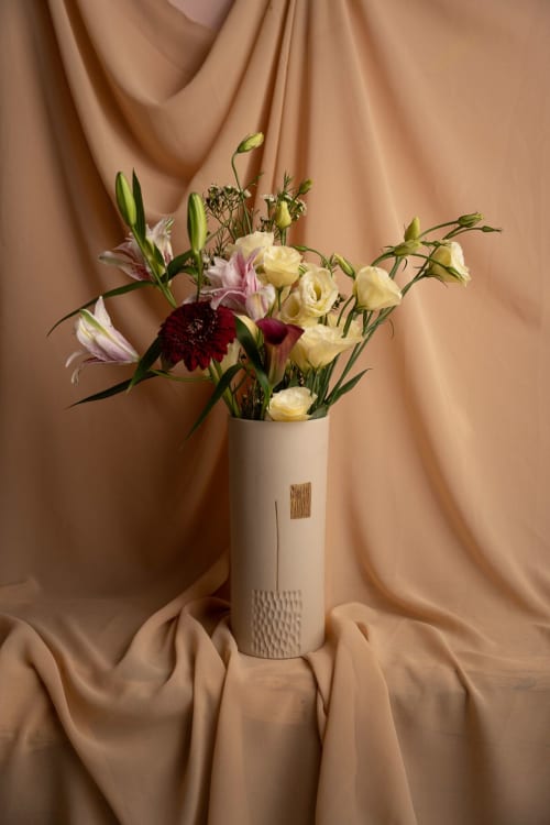 Bokor, handmade porcelain vases | Vases & Vessels by Boya Porcelain