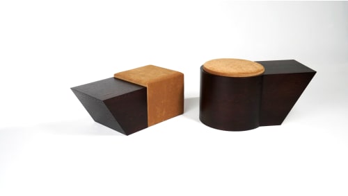 Bonnie and Clyde stools | Chairs by Jason Mizrahi