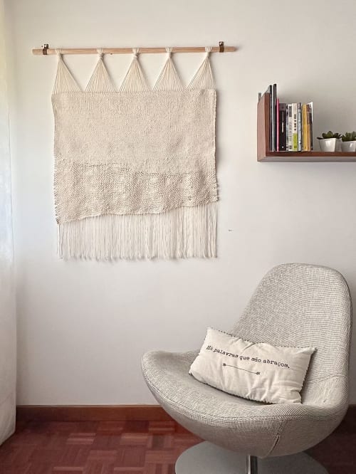 Large Handwoven Tapestry “RIPPLES” | Wall Hangings by Ana Salazar Atelier