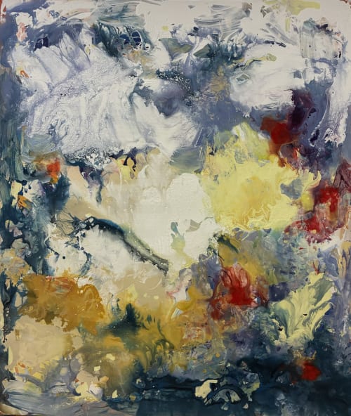 Floral inspired painting | Paintings by Tom Hoitsma