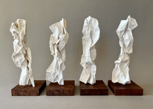 Four ... Your Imagination - Plaster Sculptures | Sculptures by Lutz Hornischer - Sculptures in Wood & Plaster