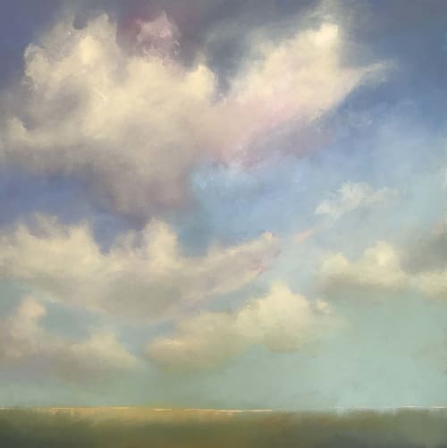 "Skylight" | Oil And Acrylic Painting in Paintings by Carrie Megan