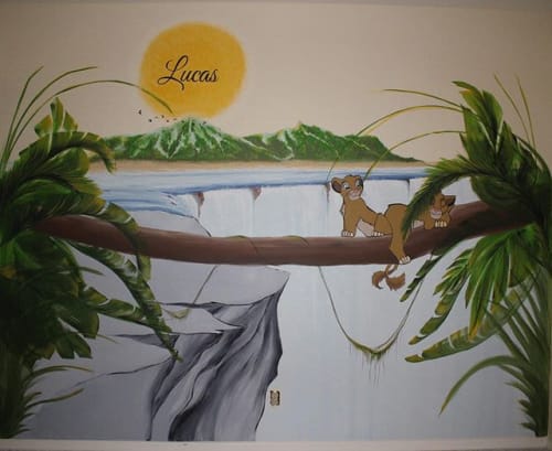 Lion King Nursery | Murals by Zephyr Studios