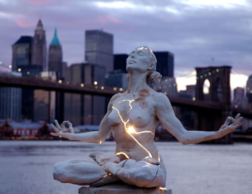 Expansion | Public Sculptures by Paige Bradley | Brooklyn Bridge Park in Brooklyn