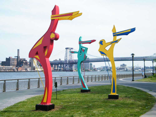 Dancers of the Wind | Public Sculptures by Gus Lina Art