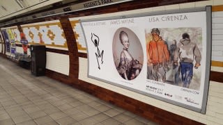 Murals | Murals by Lisa Cirenza | Underground Station in London