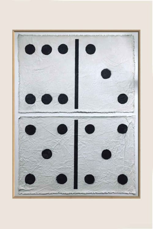 Pop Art Domino PAD4836 B | Paintings by Michael Denny Art, LLC