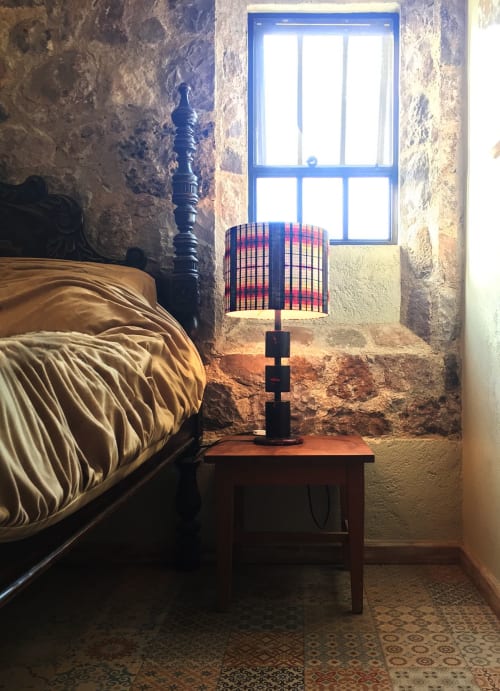 Fabric Stained Glass Lampshade | Lamps by Ri A
