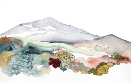 Autumnal No. 3 : Original Watercolor Painting | Paintings by Elizabeth Becker