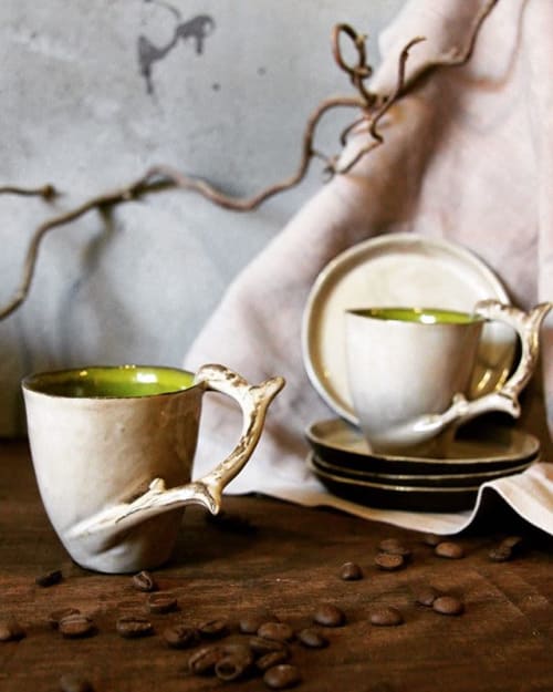 Branched Cup | Cups by One Handmade Ceramic / Sultan Selim Kır