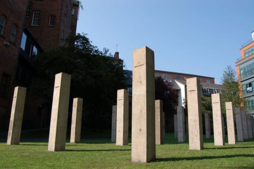 Underpin | Public Sculptures by Ivan Smith | Barker Gate in Nottingham