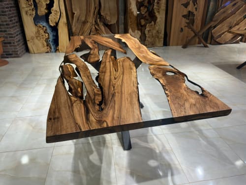 Black Epoxy Resin - Halloween Gift | Tables by Gül Natural Furniture