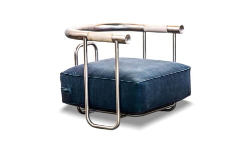 Steel & Fiberglass Chair, Baby Bull, for Studio Armin | Lounge Chair in Chairs by Costantini Design