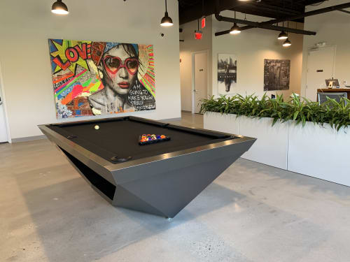 The Stealth Billiards Table in New York Interior | Tables by 11 Ravens