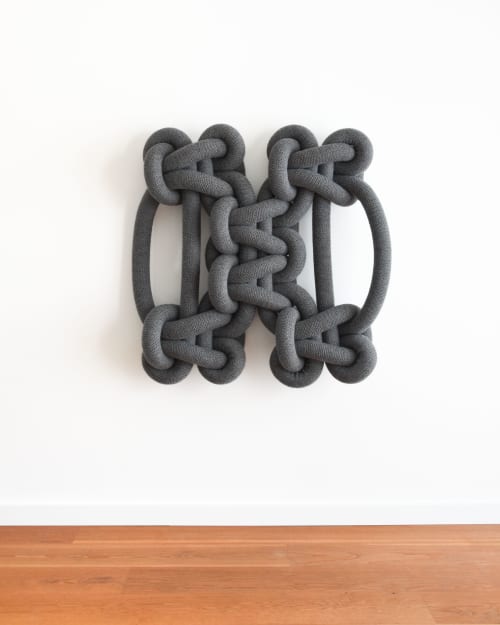 KNITKNOT - magnum #2 | Wall Sculpture in Wall Hangings by Tamar Samplonius