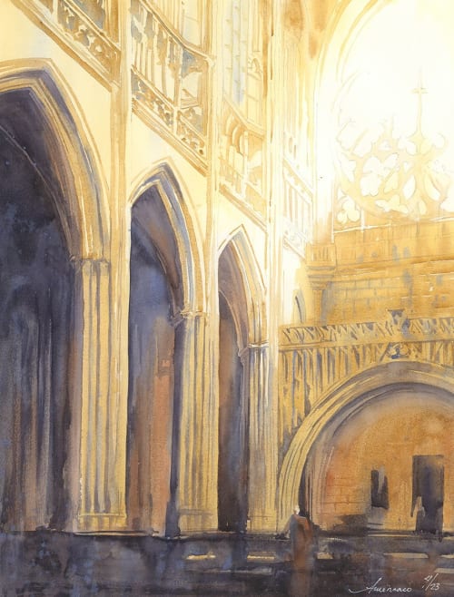 Presence | Watercolor Painting in Paintings by Ana Carolina Mönnaco