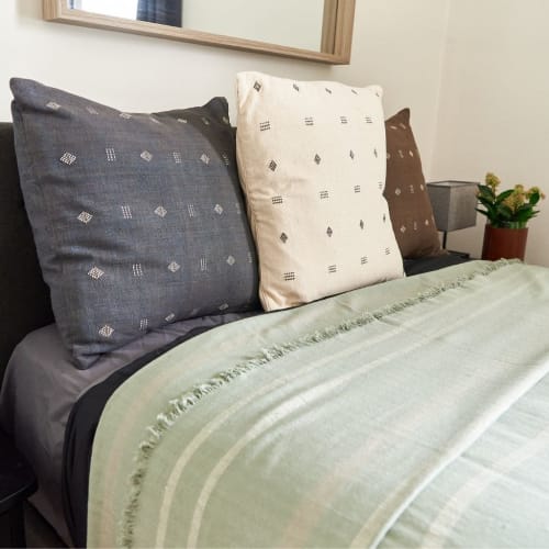 Sage Organic Cotton Bedspread in King Size | Linens & Bedding by Studio Variously