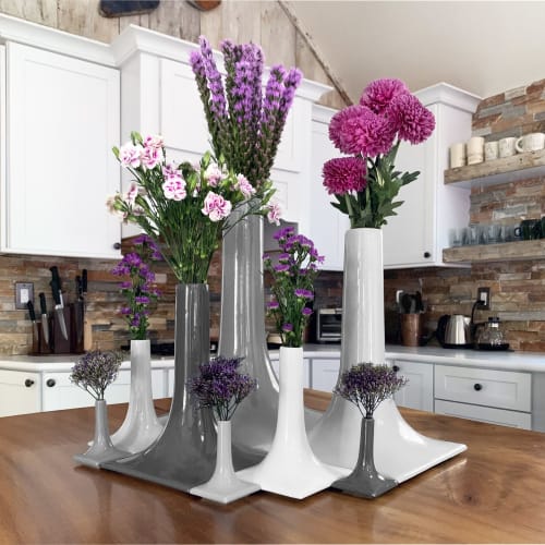 Modern Ceramic Tablescape Vases - Pandemic Design Studio | Vases & Vessels by Pandemic Design Studio