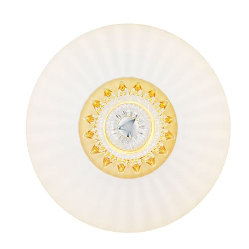 New Wave Optic Wall XL Opal | Flush Mounts by Marie Burgos Design and Collection