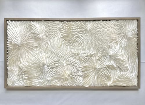 Exhale Origami Framed Wall Art | Wall Hangings by TM Olson Collection