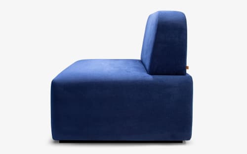 Dottie Blue Single Module | Armchair in Chairs by LAGU