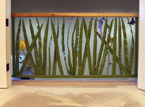Forged Steel Grass Blades | Art Curation by Erik Beerbower Sculptor | Paul J Ciener Botanical Garden in Kernersville