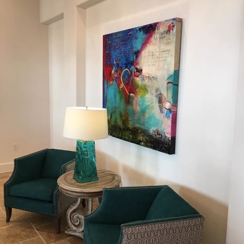 Touch Will Tell | Paintings by Jan Lord Artist | Ambrosio Apartments in Pflugerville