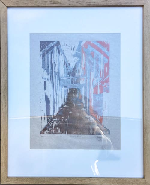 Sunday in Siena - Framed Relief Print | Paintings by Catherine Lucky Chang