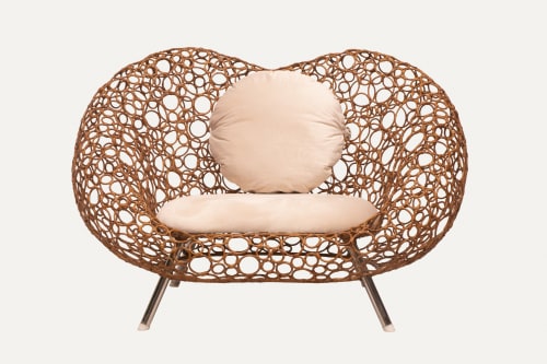 Bubbler Rattan Lounge Chair | Chairs by Monarca Goods