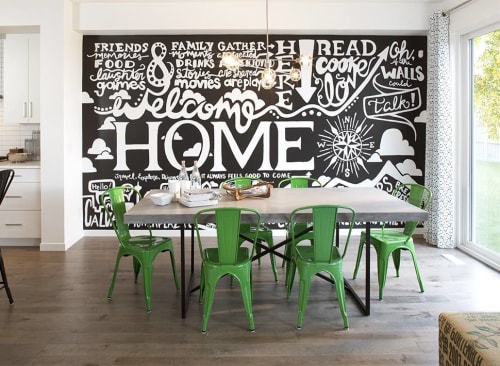 Home Mural - Showhome | Murals by Alixandra Jade (Alixandra Jade Art & Design Co.)