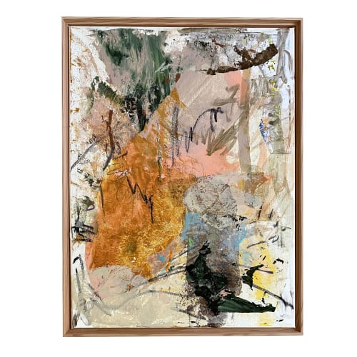 Earth Explosion Original Painting | Oil And Acrylic Painting in Paintings by Jessalin Beutler