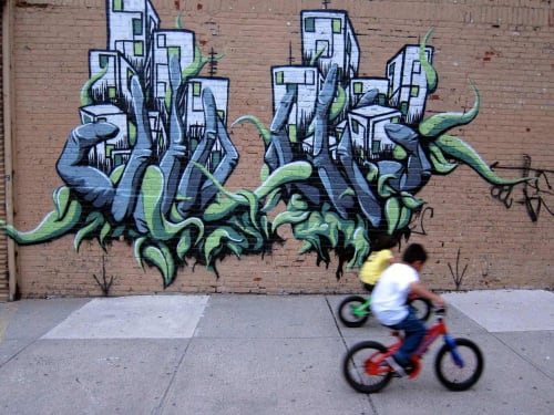 Welling Court Mural Project | Murals by Daryll Peirce | Welling Court Mural Project in Queens