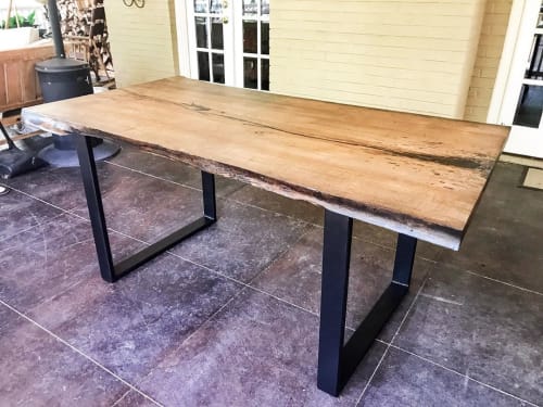 Maple Slab Table | Tables by Walker & Wood