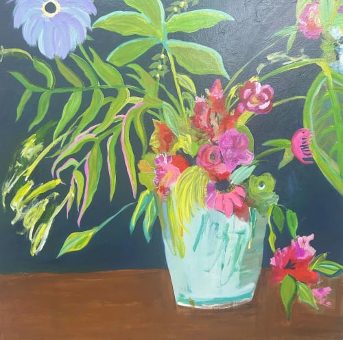 Bacon Bit Trail | Oil And Acrylic Painting in Paintings by Susan Skelley