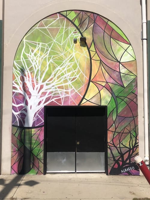 Pablo's Tree: (Futures Past, & Past Futures) | Street Murals by Andréa Grasso