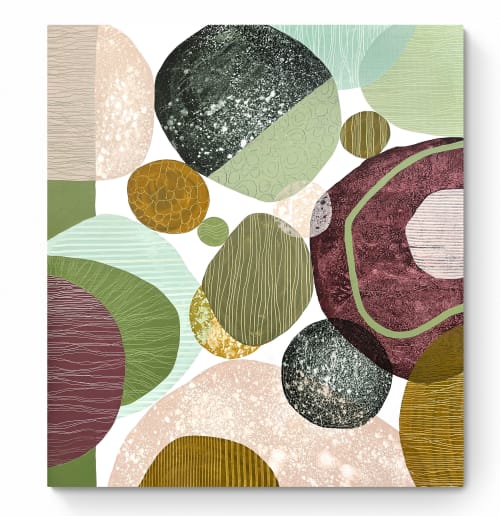 Gatherings 10 | Oil And Acrylic Painting in Paintings by Cristina Dalla Valentina