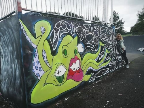 Mural | Street Murals by Frankie Curtis | Cheltenham Festivals in Cheltenham