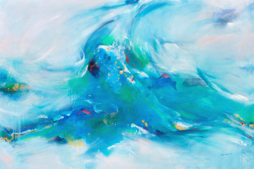 What's Coming | Oil And Acrylic Painting in Paintings by Maria Bacha