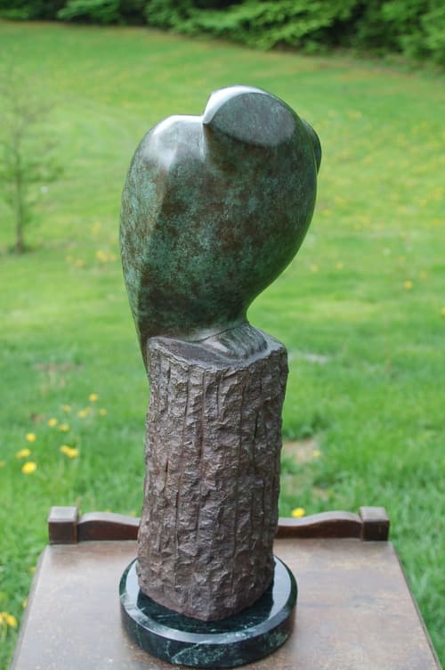 Red Bird | Sculptures by Jim Sardonis