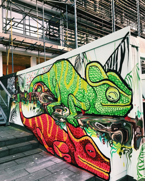Reptile Mural | Street Murals by Frankie Strand