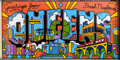 Greetings from Queens | Street Murals by Rob Anderson